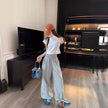 Casual Fashion Oversized Baggy Workwear Pant for women