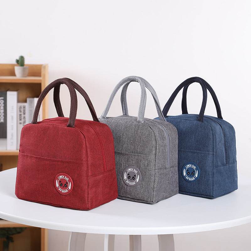 Oxford Cloth Lunch Box Bag with Aluminum Foil Insulation Layer