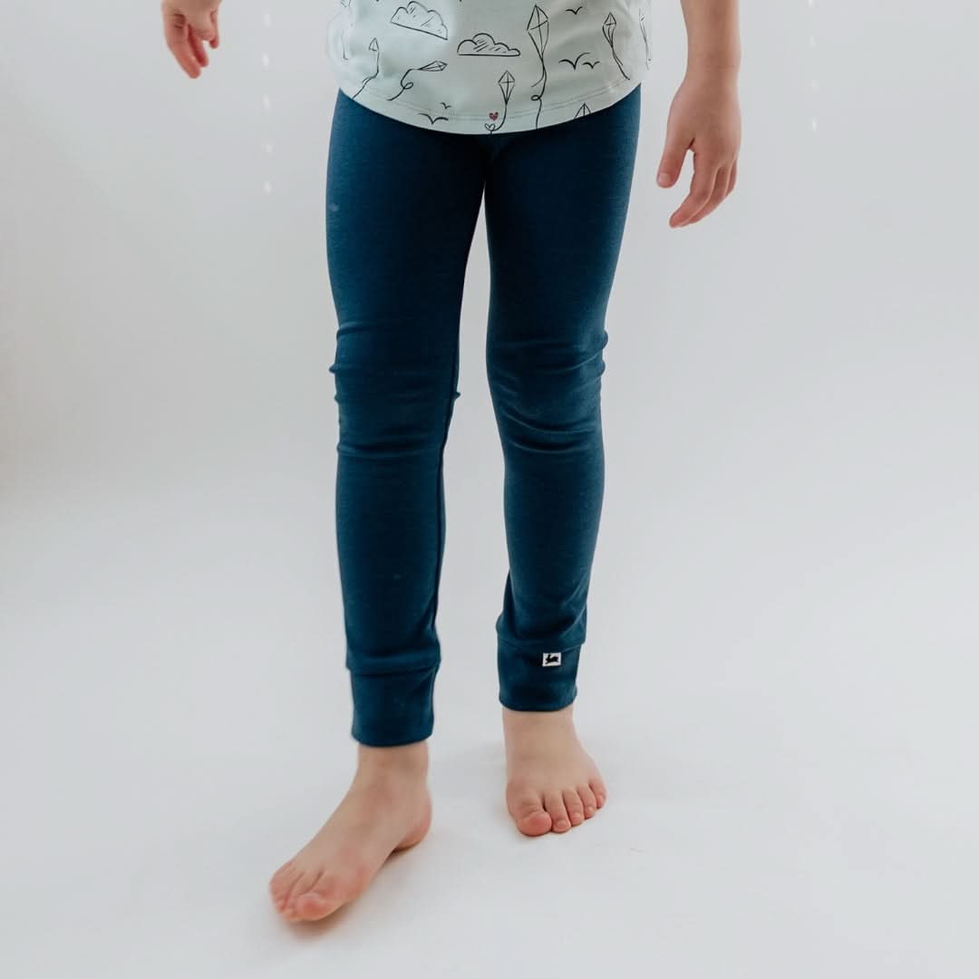 Kids' Bamboo Leggings | Navy