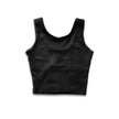 Youth Bamboo Longline Bralette-Style Tank | Black
