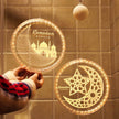 Acrylic Moon Castle Eid Al Fitr Ramadan Hanging Lamp Battery