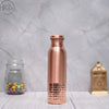 100% Pure Copper Water Bottle 950ML | Half-Hammered Ayurvedic Design | Handcrafted, Leak-Proof & Sustainable