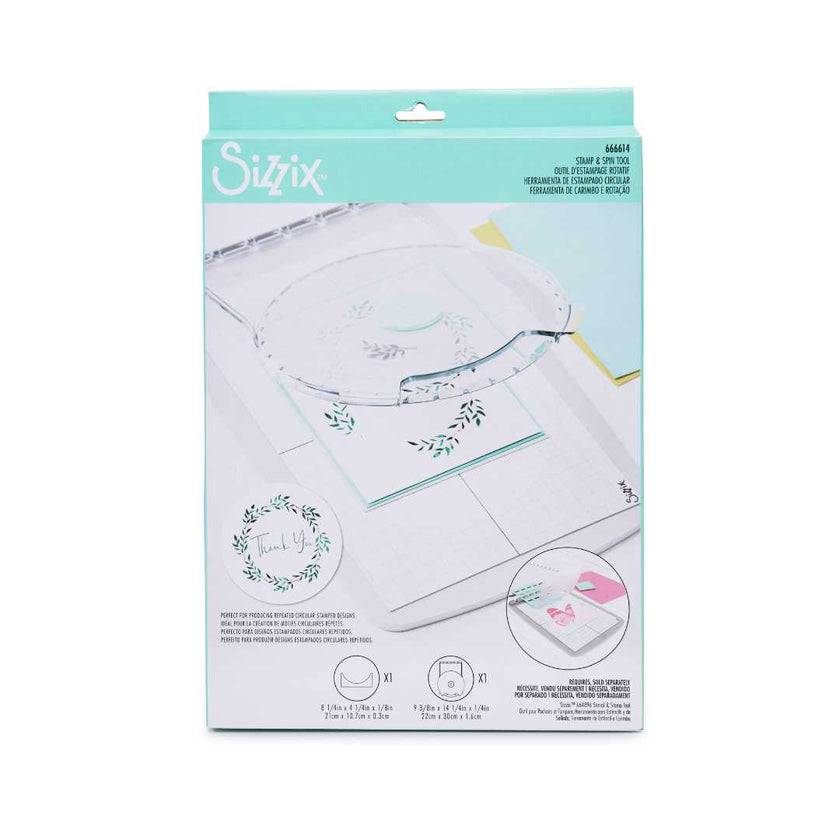 Sizzix Stencil & Stamp Tool Accessory Stamp & Spin Tool