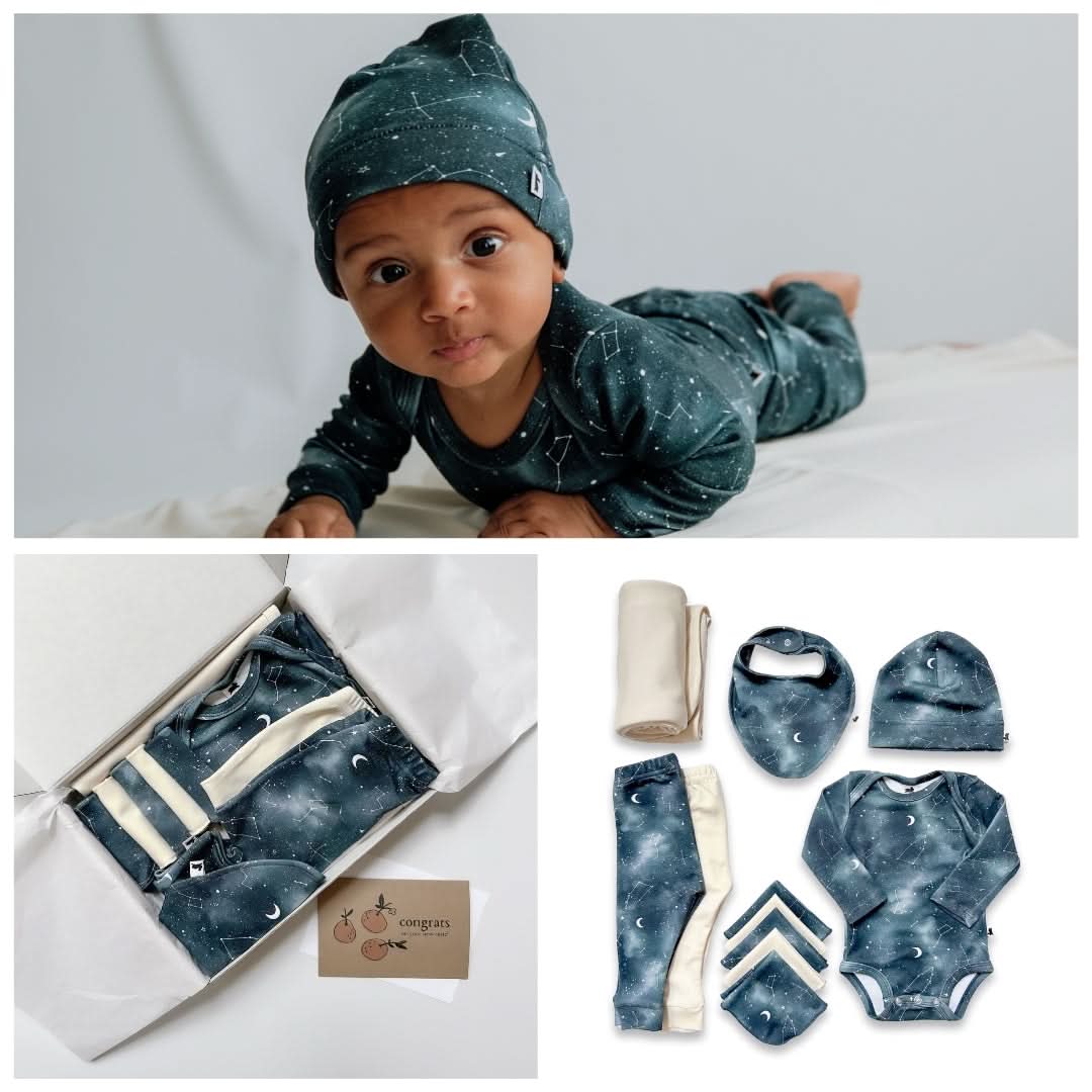 Bamboo Baby Capsule Gift Box | Night Sky & Cream