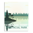 Finlayson Point Provincial Park 'Explored' Poster, Canada Parks