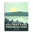 Halfway Lake Provincial Park 'Explored' Poster, Canada Parks