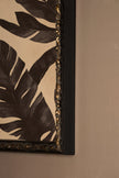 ÉBÈNE NATUREL, CADRE VINTAGE BRONZE