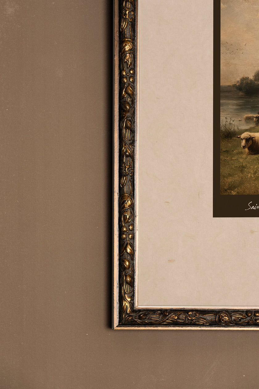 SAINT-ANTOINE-DE-TILLY, CADRE VINTAGE BRONZE