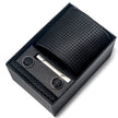 Men's Jacquard Woven Formal Tie Set – Rayon Arrow Necktie with Handkerchief, Tie Clip & Cufflinks | Canada & USA