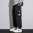 Plus Size Men's Workwear Bag Fall Loose Tappered Cargo Pant trouser