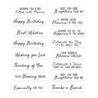 Printed Picture Frame Mounts & Sentiments, 8 Colours