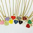 12 Constellation Women's Personalized Heart shaped Clavicle Chain Fashion Necklaces
