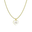 12 Constellation Women's Personalized Heart shaped Clavicle Chain Fashion Necklaces