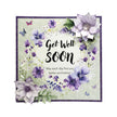 Dusky Violet Blooms, Die Cut Flowers & Leaves, 12 sheets