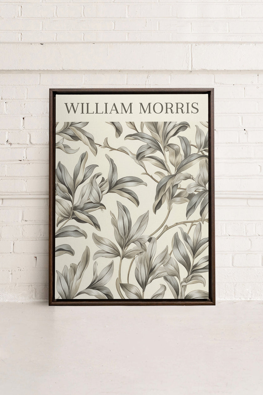 WILLIAM MORRIS, Oeuvre sur toile étirée
