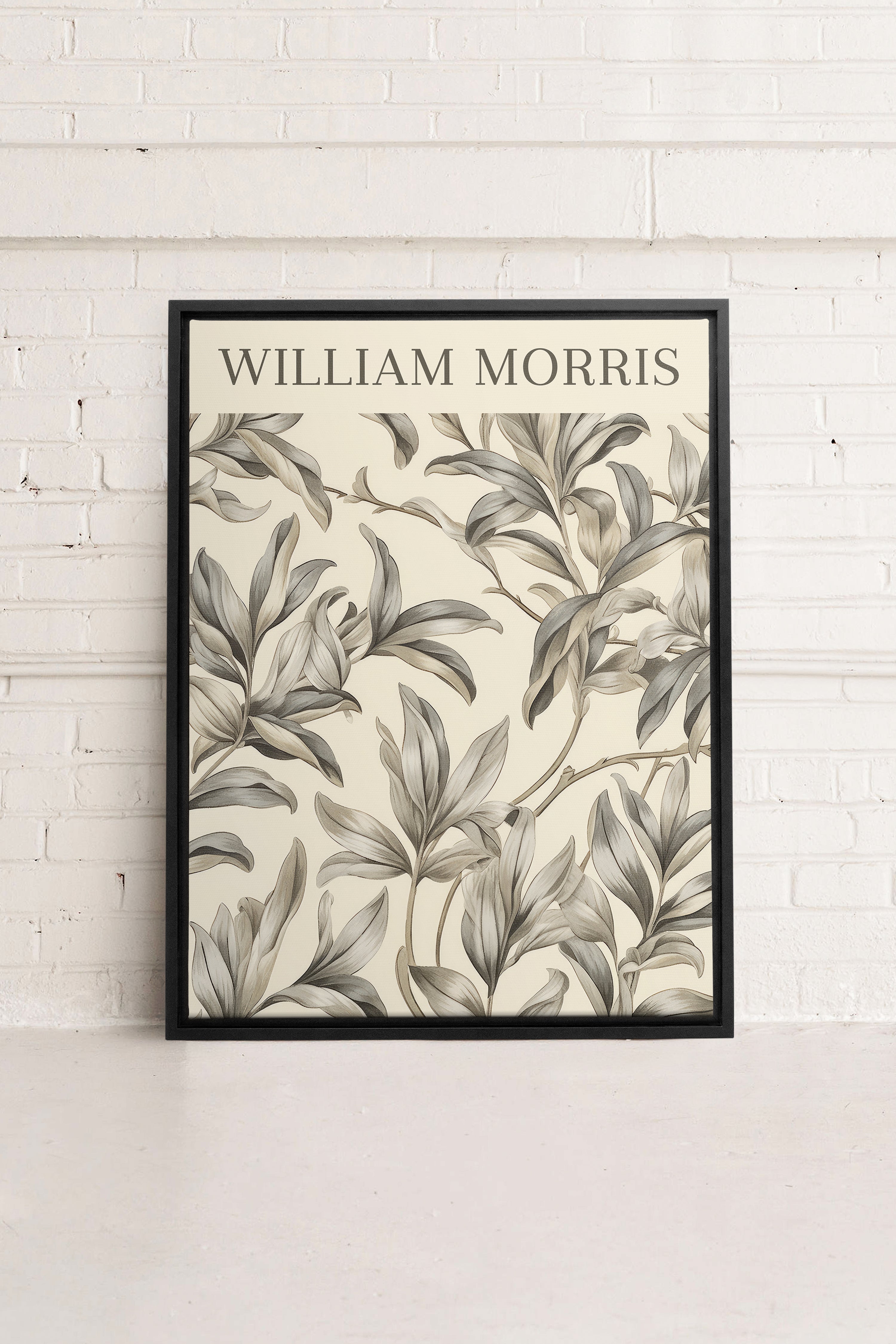 WILLIAM MORRIS, Oeuvre sur toile étirée