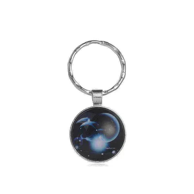 12 constellation keychain