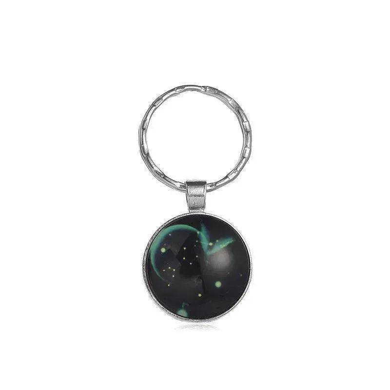 12 constellation keychain