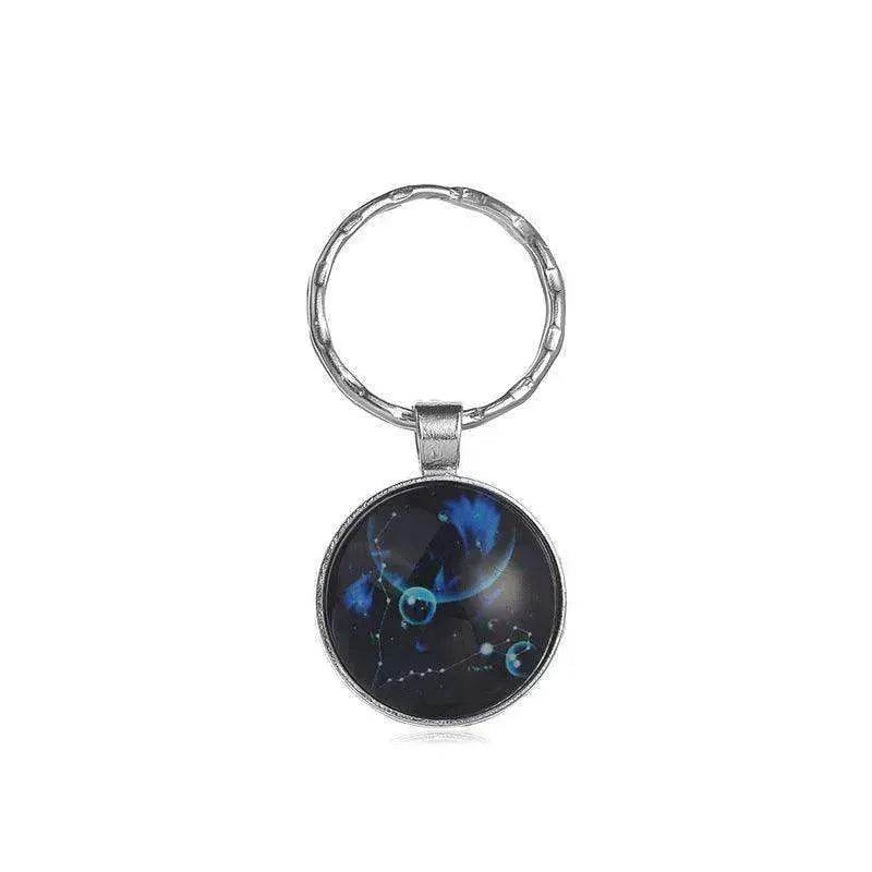 12 constellation keychain