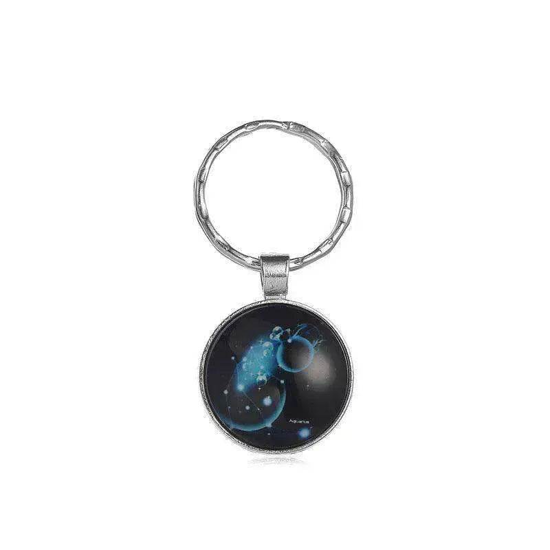 12 constellation keychain