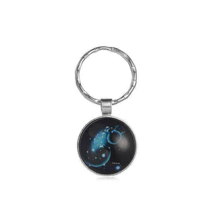 12 constellation keychain