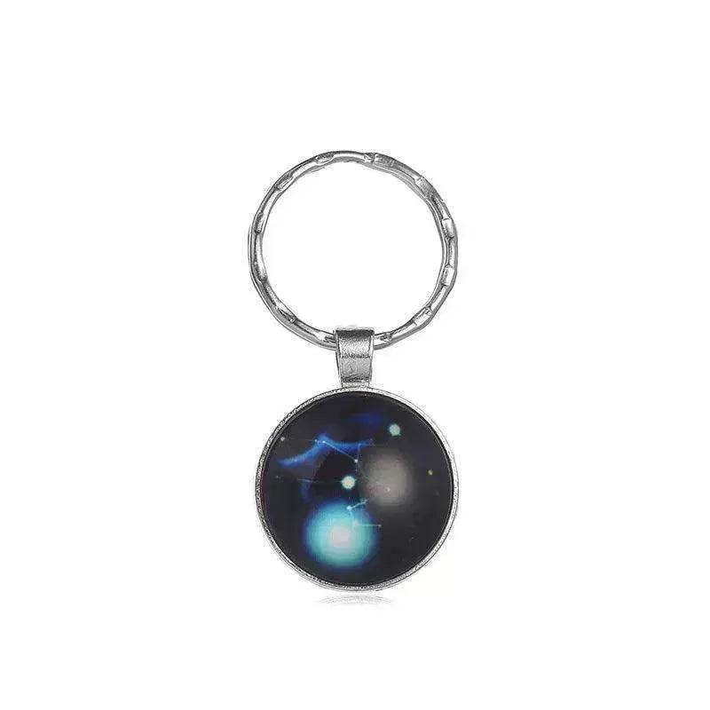 12 constellation keychain