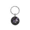 12 constellation keychain