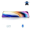 12-inch Smart Voice-activated  Car Rearview Mirror Tachograph, 170 wide angle,  Dashcam Camera Recorder. Front and Back view dual Camera.