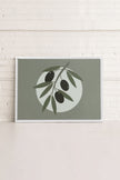 OLIVE MOON, Oeuvre sur toile étirée