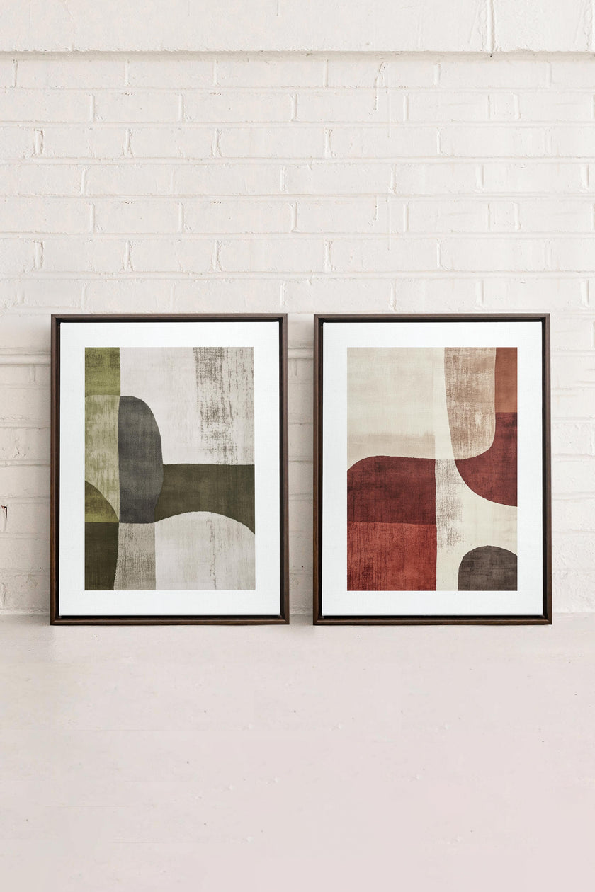 SEASONAL BALANCE (2 Oeuvres sur toile étirée)