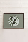 OLIVE MOON, Oeuvre sur toile étirée