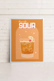 AMARETTO SOUR, Oeuvre sur toile étirée