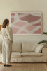 ROSY GLOW, Oeuvre sur toile étirée