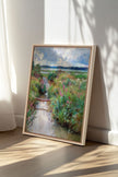DOUCE RIVIÈRE, Oeuvre sur toile étirée