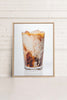 ICED COFFEE, Oeuvre sur toile étirée
