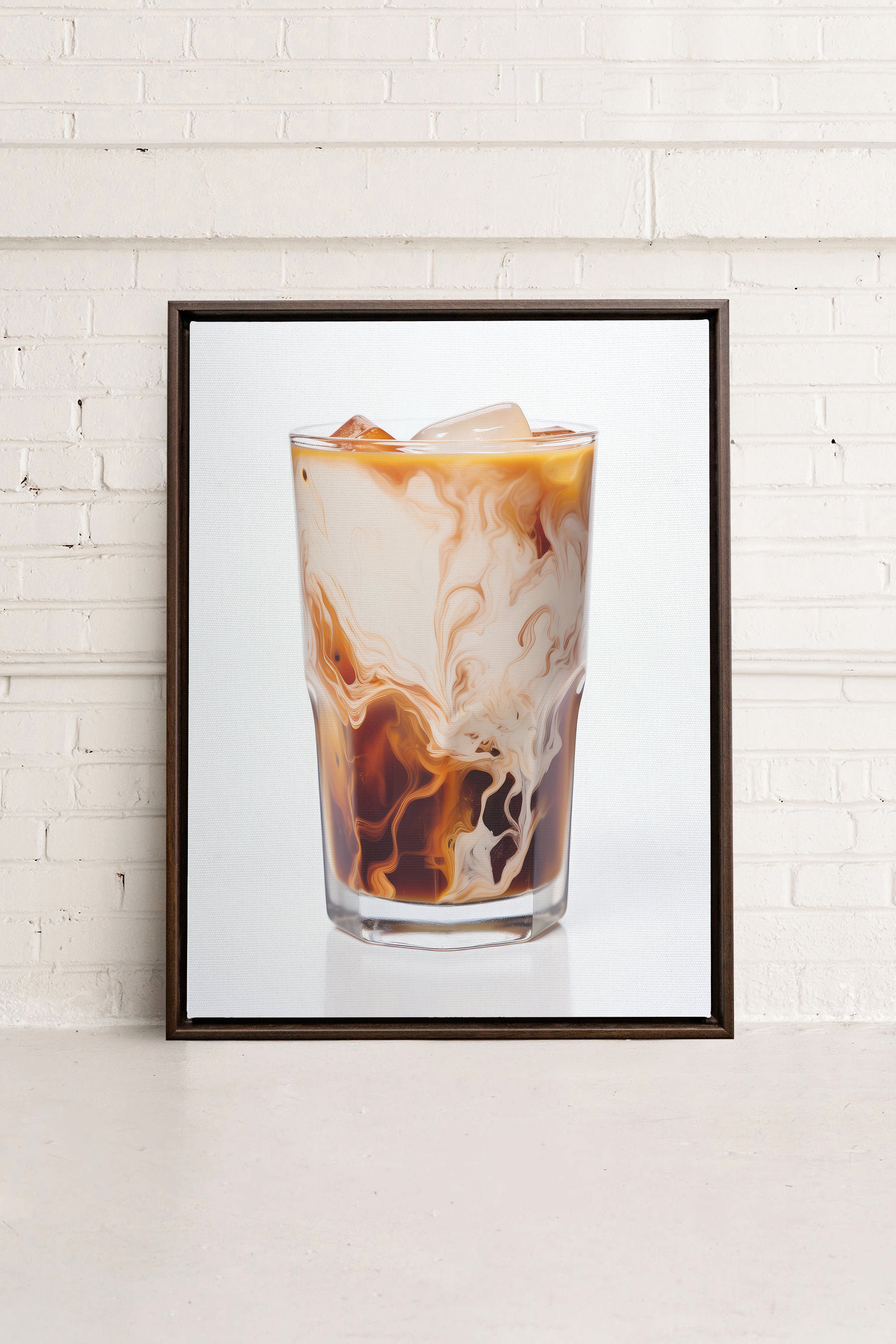 ICED COFFEE, Oeuvre sur toile étirée