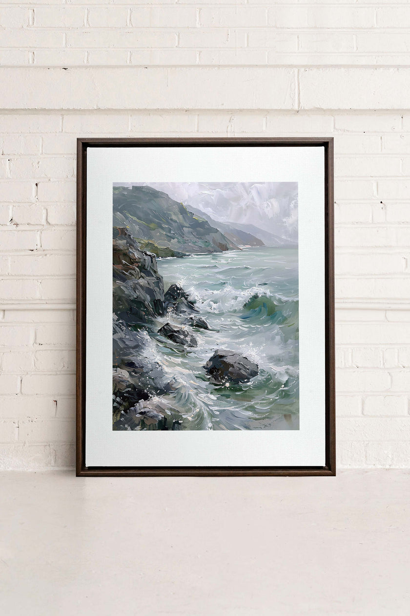 WILD COAST, Oeuvre sur toile étirée