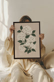 BRISE DE FLEURS, Oeuvre sur toile étirée