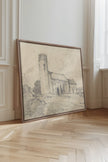 TOUR SOLITAIRE, Oeuvre sur toile étirée