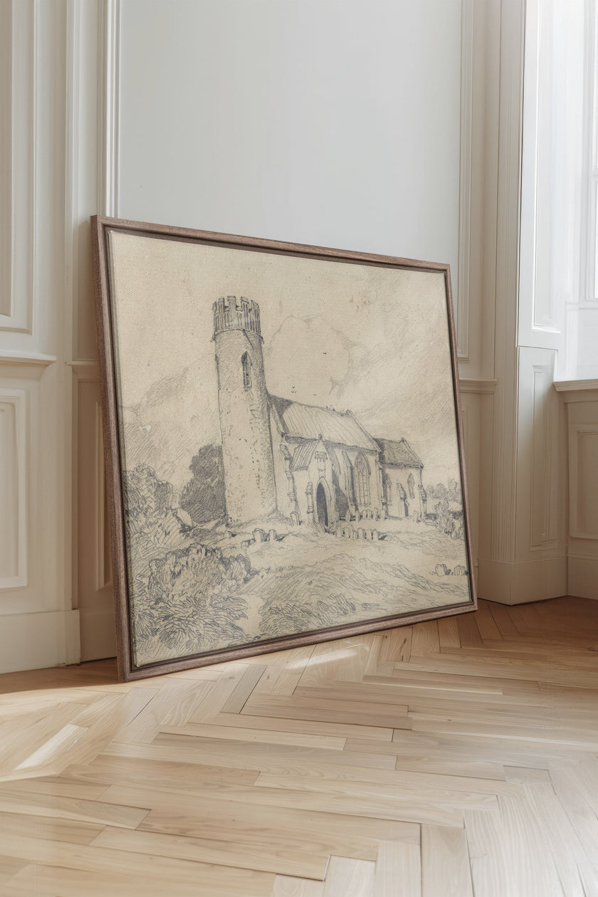 TOUR SOLITAIRE, Oeuvre sur toile étirée