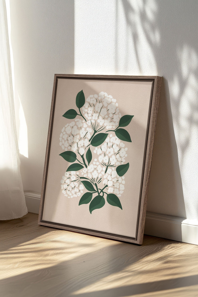 BRISE DE FLEURS, Oeuvre sur toile étirée