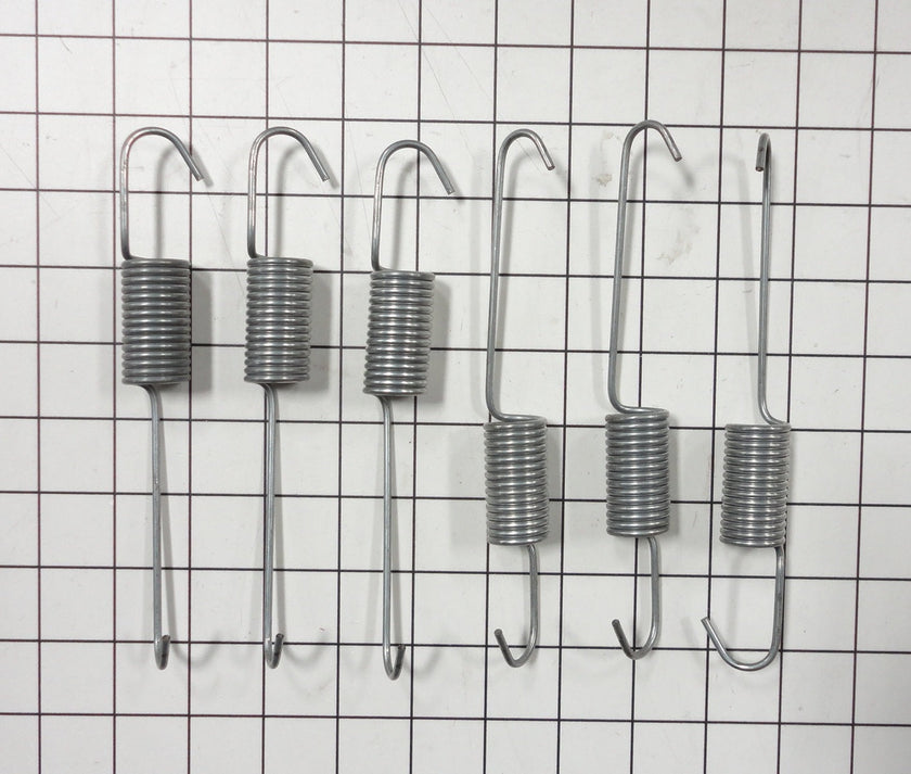 Suspensions de ressort pour machine à laver Whirlpool 12002773, lot de 6