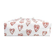Hand drawn Red Hearts Weekender Bag | Valentine Pattern Tote| Large Tote Bag| Busy mom bag| Gift for mom| Beach Tote Bag