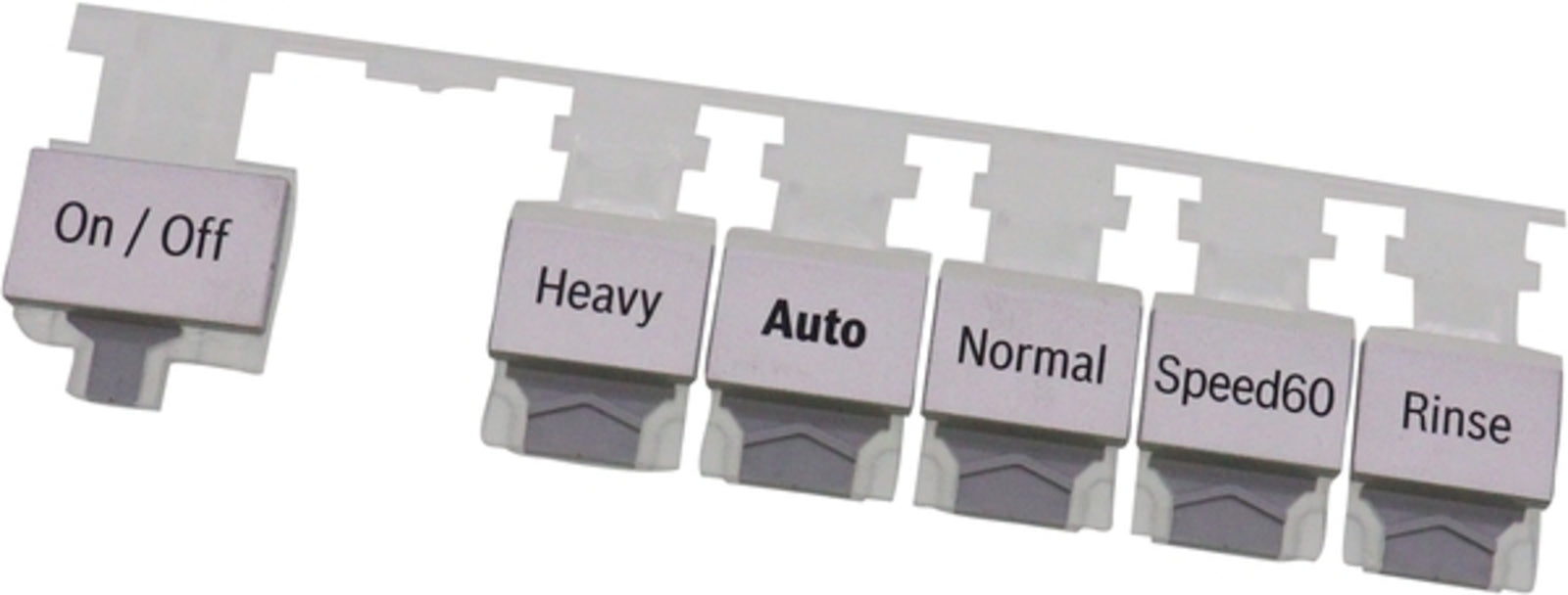 Bosch 12016745 Silver Push Button Set for Dishwasher