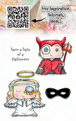 AALL and Create - A7 Stamp Set - Angel and Devil