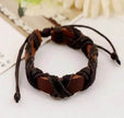 Asgard Crafted Leather Nordic Arm Bracelet for men