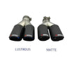 Y Model Compatible For Remus Exhaust  Pipe Tip Muffler Tips Carbon Fiber Stainless Steel Dual Outlet Tails Throat Rear Nozzle