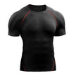 Quick Drying Men Short Sleeve Exercise Running Workout T-shirt Top