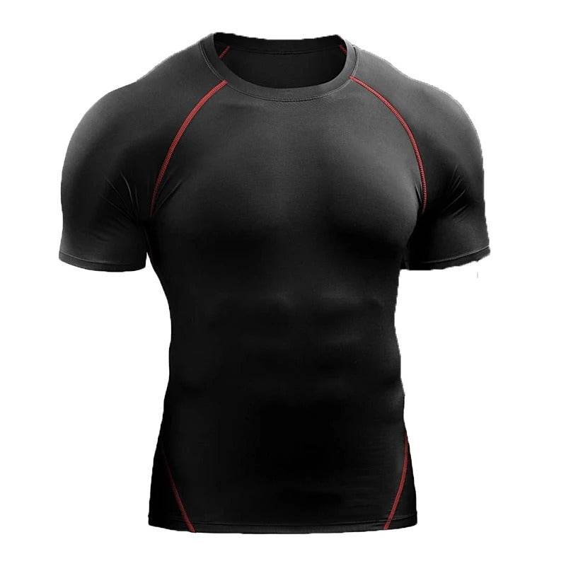 Quick Drying Men Short Sleeve Exercise Running Workout T-shirt Top