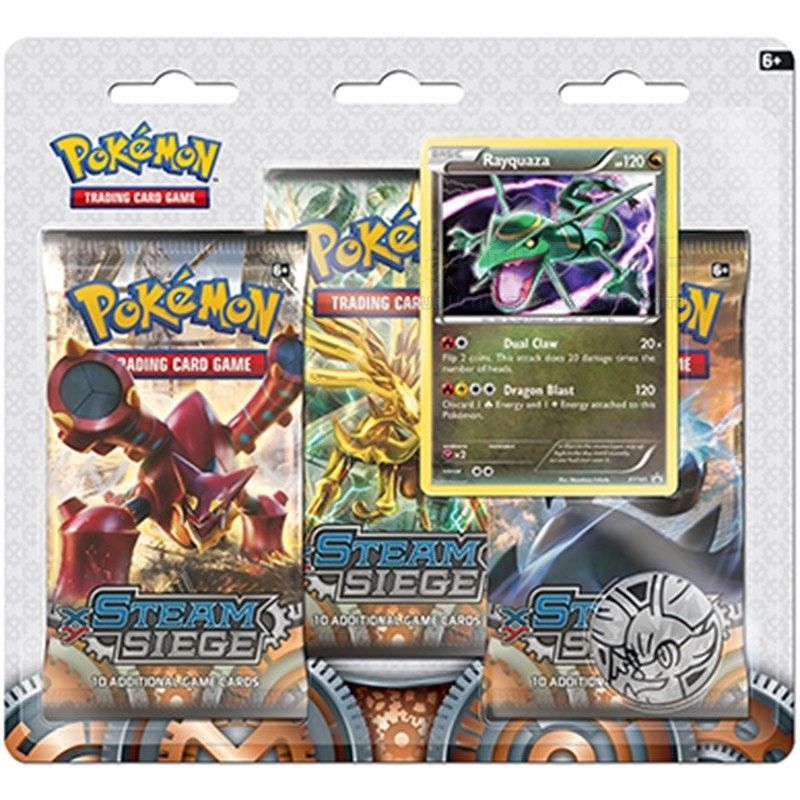 Steam Siege 3 Pack Blister [Rayquaza]